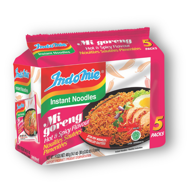 Mi Goreng Hot & Spicy (5 pk)