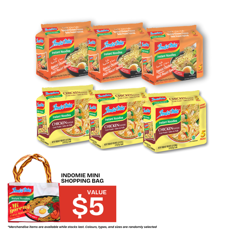 Special Chicken Flavour (15 pk) + Chicken Flavour (15 pk) + Mini Shopping Bag