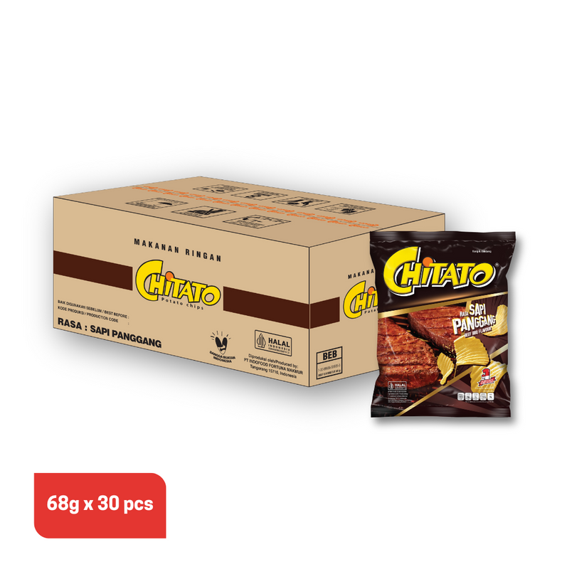 1 Box of Chitato Beef BBQ (30 x 1 pk)