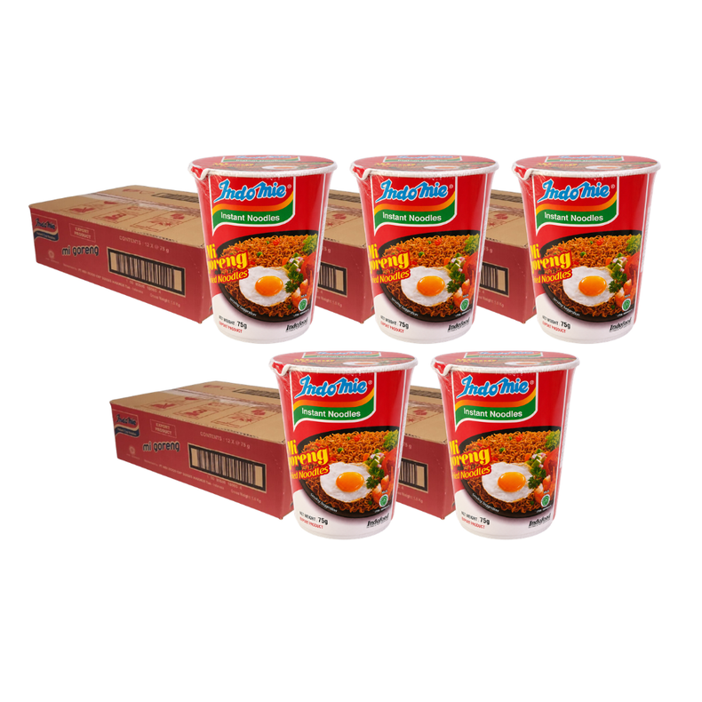 5 Boxes of Mi Goreng Cup (5 x 12 cups)