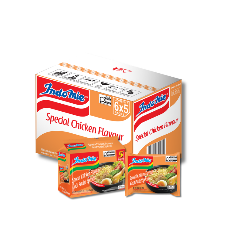 Mi Goreng Hot Spicy Chicken (30 pk) + Special Chicken Flavour (30 pk)