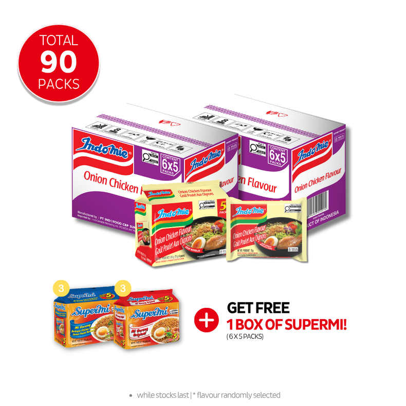 2 Boxes of Onion Chicken Flavour (2 x 30 pk)