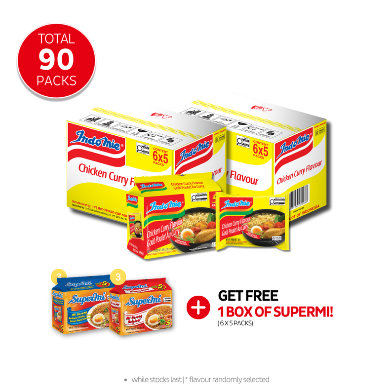 2 Boxes of Chicken Curry Flavour (2 x 30 pk)
