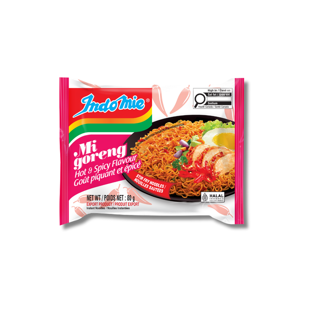 Mi Goreng Hot & Spicy (5 pk)