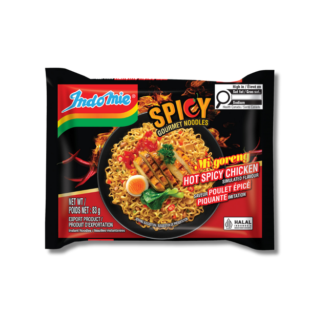 Poulet épicé Mi Goreng (paquet de 5) - Date de péremption : août/septembre 2025
