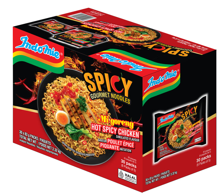 Poulet épicé Mi Goreng (paquet de 30) - DLUO : janv. 2026