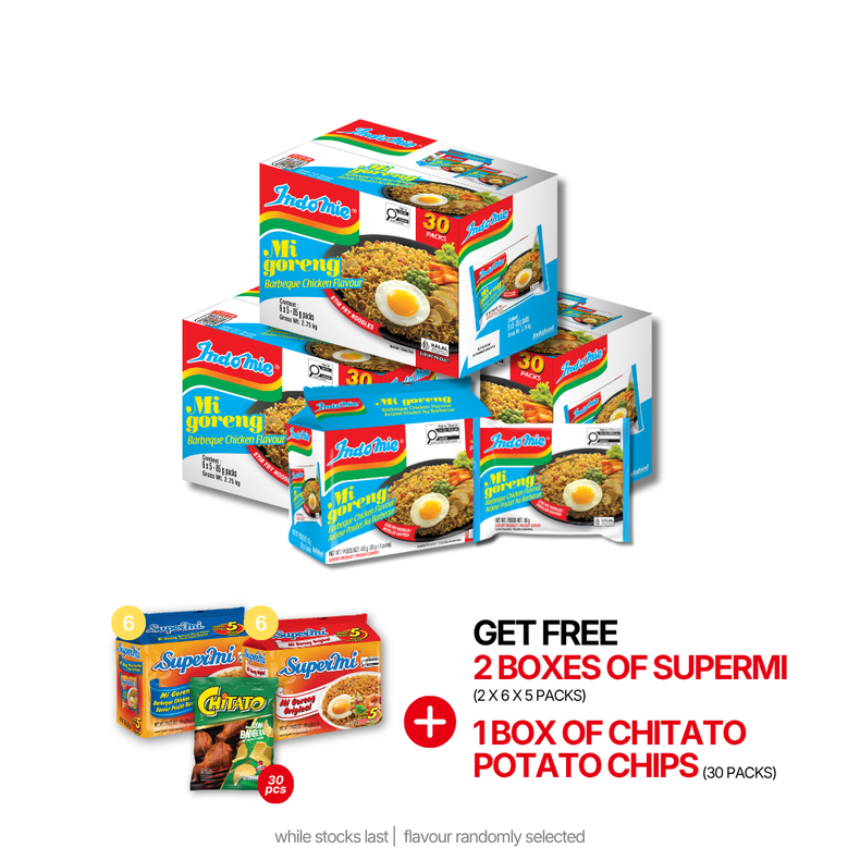 3 Boxes of Mi Goreng BBQ Chicken (3 x 30 pk)