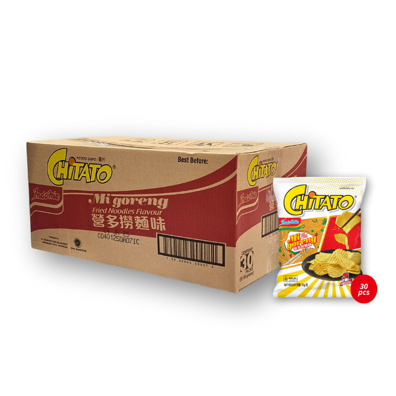 1 Box of Chitato Potato Chips Mi Goreng (30 x 1 pk)