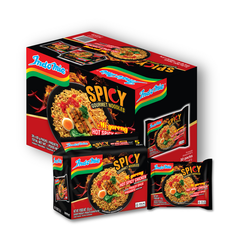 2 boîtes de poulet épicé Mi Goreng (2 x 30) - DLUO : août 2025