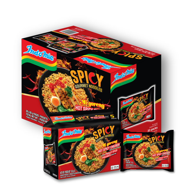 2 boîtes de poulet épicé Mi Goreng (2 x 30) - DLUO : août 2025