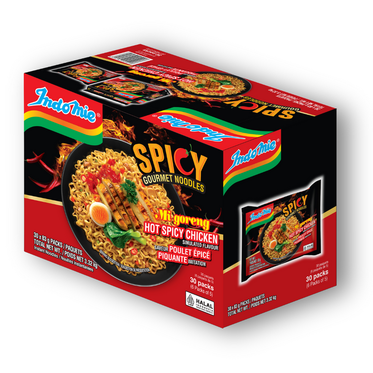 2 boîtes de poulet épicé Mi Goreng (2 x 30) - DLUO : août 2025