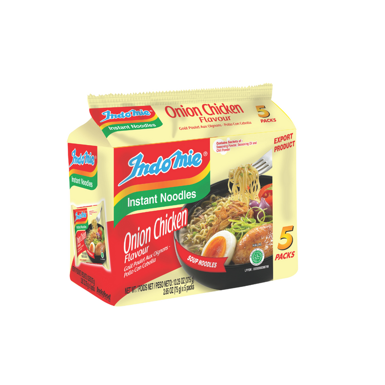 5 boîtes de saveur poulet oignon (5 x 30 paquets)