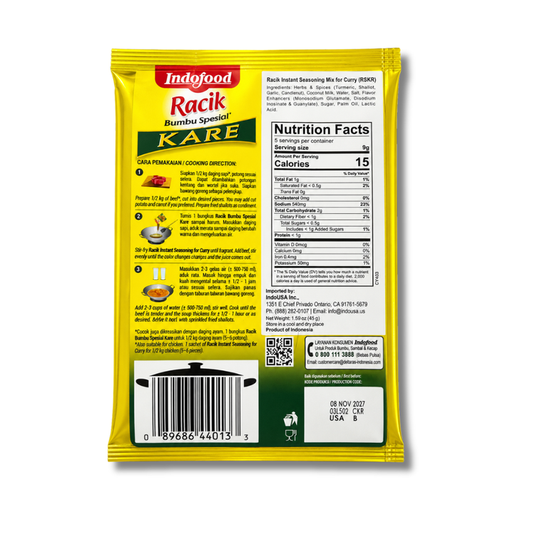 Racik Curry/Kare Instant Seasoning (1 pk)