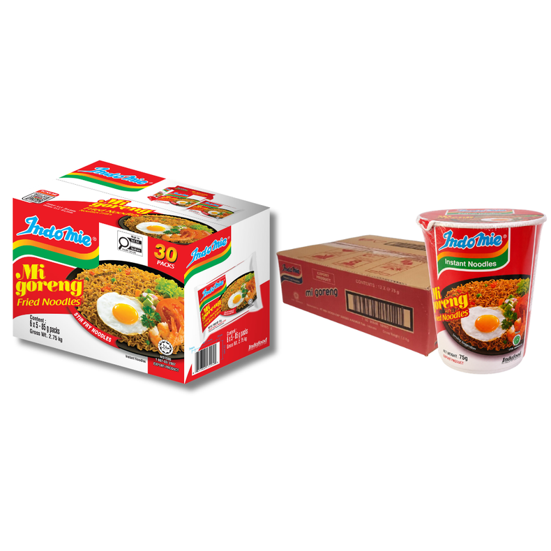 Mi Goreng Special (30 pk) + Indomie Mi Goreng Cup (12 pk)