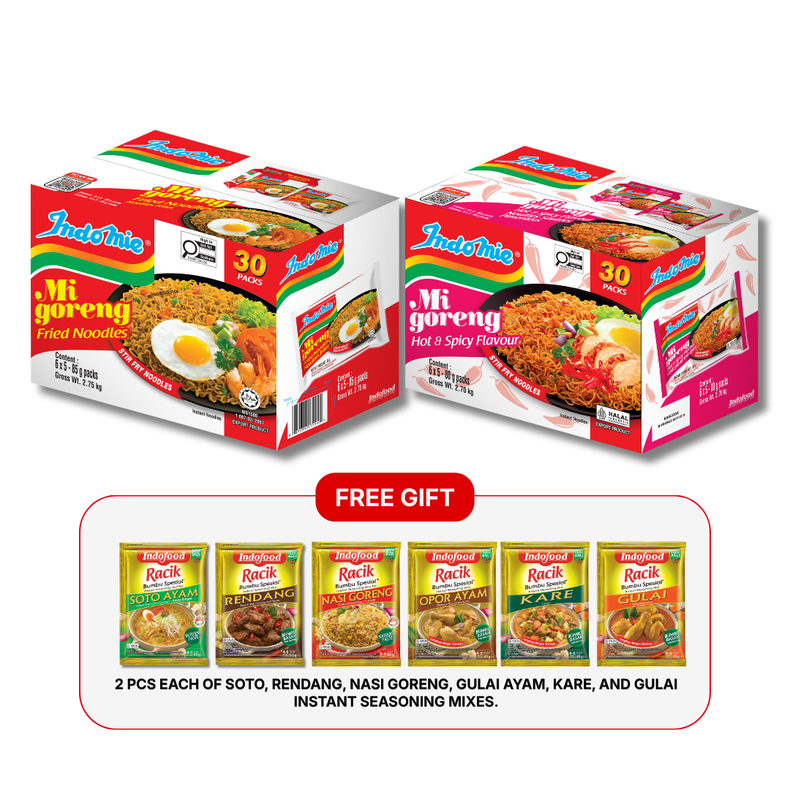 Mi Goreng Special (30 pk) + Mi Goreng Hot & Spicy (30 pk)