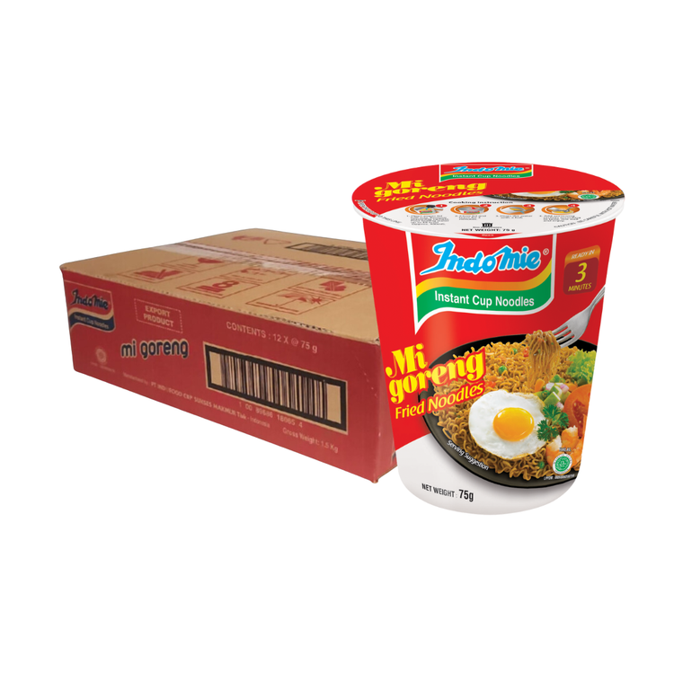 2 Boxes of Mi Goreng Special (2 x 30 pk) + 2 Boxes of Chicken Flavour (2 x 30 pk) + 2 Boxes of Mi Goreng Cup (2 x 12 pk) + Indomie Oversized Shirt + Coin Purse
