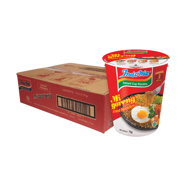2 Boxes of Mi Goreng Cup (2 x 12 cups) + Shopping Bag