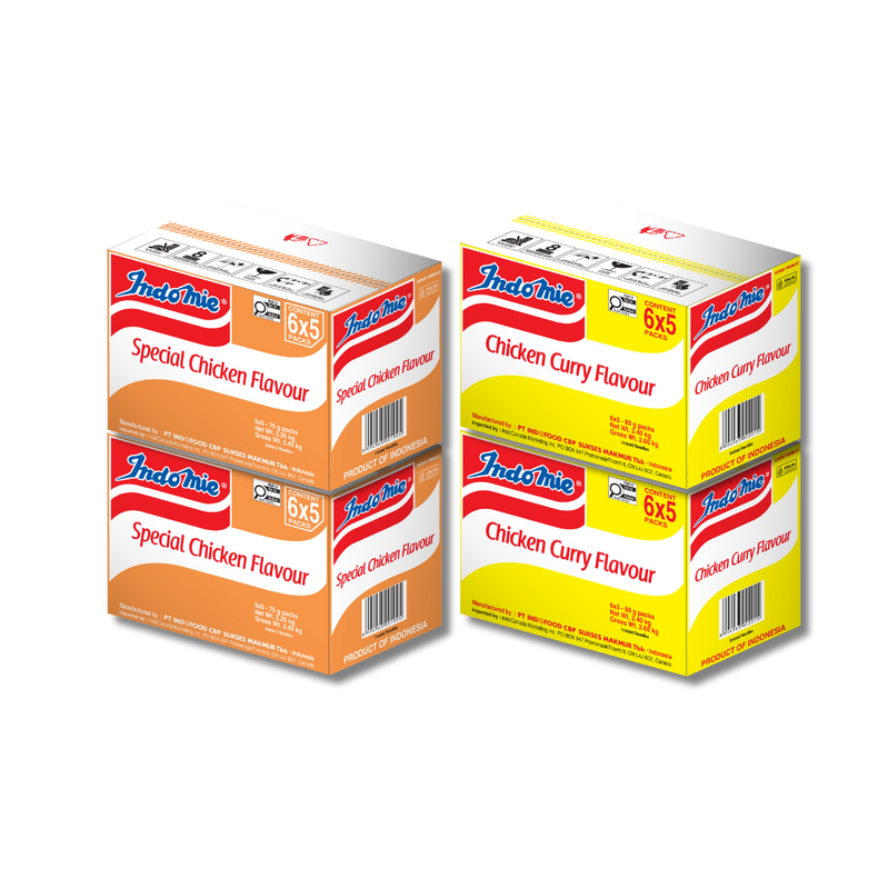 2 Boxes of Chicken Curry Flavour (2 x 30pk) [BBD: Feb 2026] + 2 Boxes of Special Chicken Flavour (2 x 30pk)