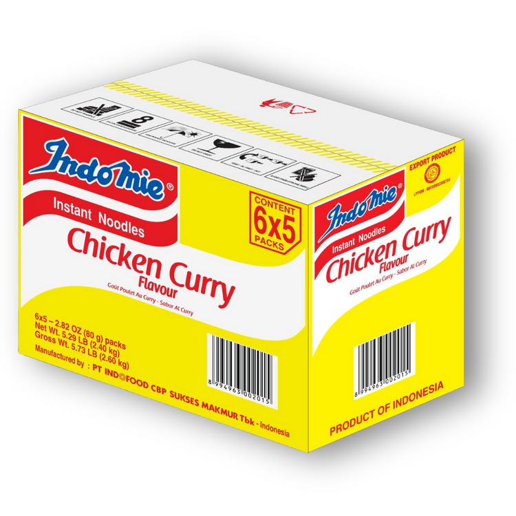 10 Boxes of Chicken Curry Flavour (10 x 30 pk)