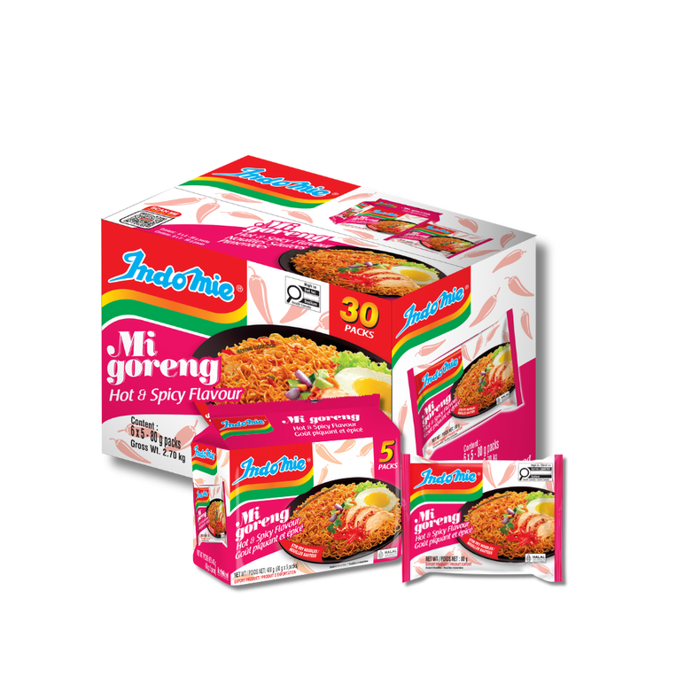 Mi Goreng épicé (paquet de 30)