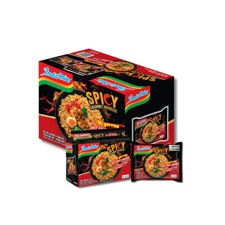 Mi Goreng Hot Spicy Chicken (30 pk) + Special Chicken Flavour (30 pk)