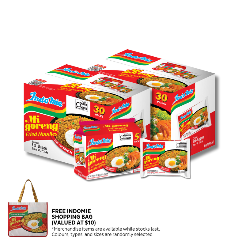 2 Boxes of Mi Goreng Special (2 x 30 pk) [BBD: Mar 2026] + Shopping Bag