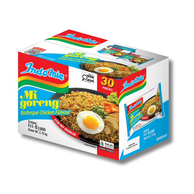 2 Boxes of Mi Goreng BBQ Chicken (2 x 30 pk) + Shopping Bag