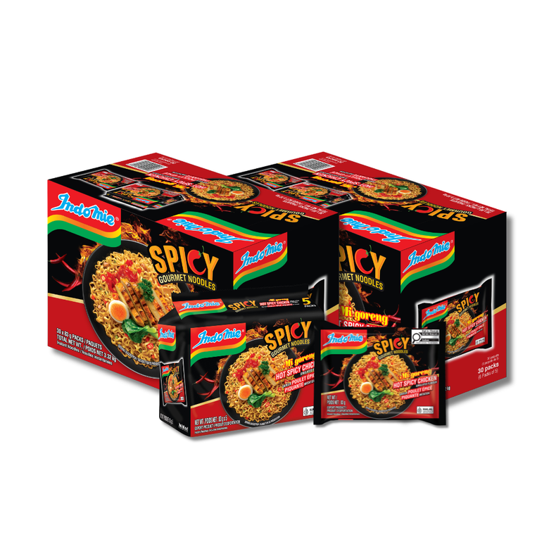 2 boîtes de poulet épicé Mi Goreng (2 x 30) - DLUO : août 2025
