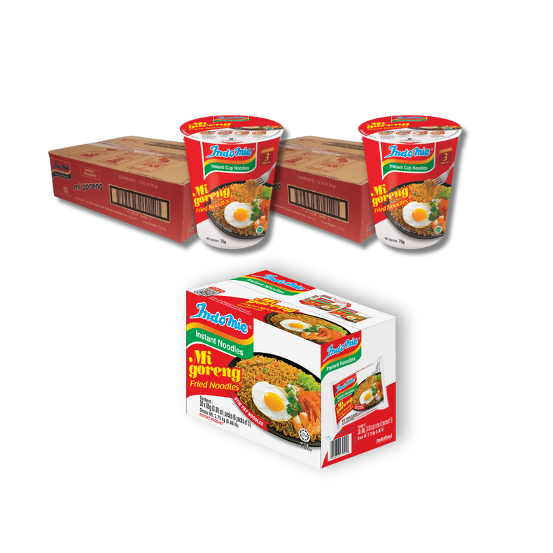 2 Boxes of Mi Goreng Cup (2 x 12 cups) [BBD: Feb 2026] + Mi Goreng Special (30 pk) [BBD: Feb 2026]