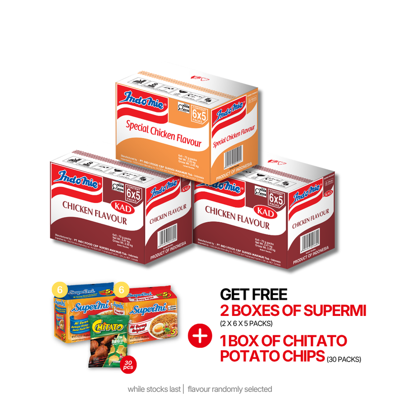 2 Boxes of Chicken Flavour (2 x 30 pk) [BBD: Jul 2026] + Special Chicken Flavour (30 pk)