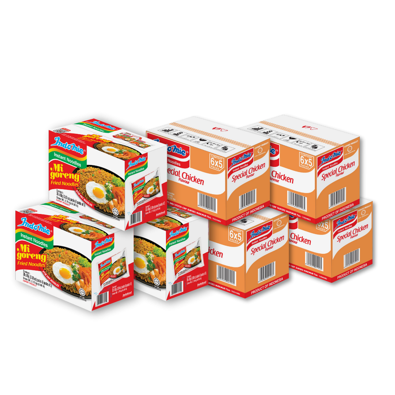 3 Boxes of Mi Goreng Special (3 x 30 pk) [BBD: Dec 2025] + 4 Boxes of Special Chicken Flavour (4 x 30pk)