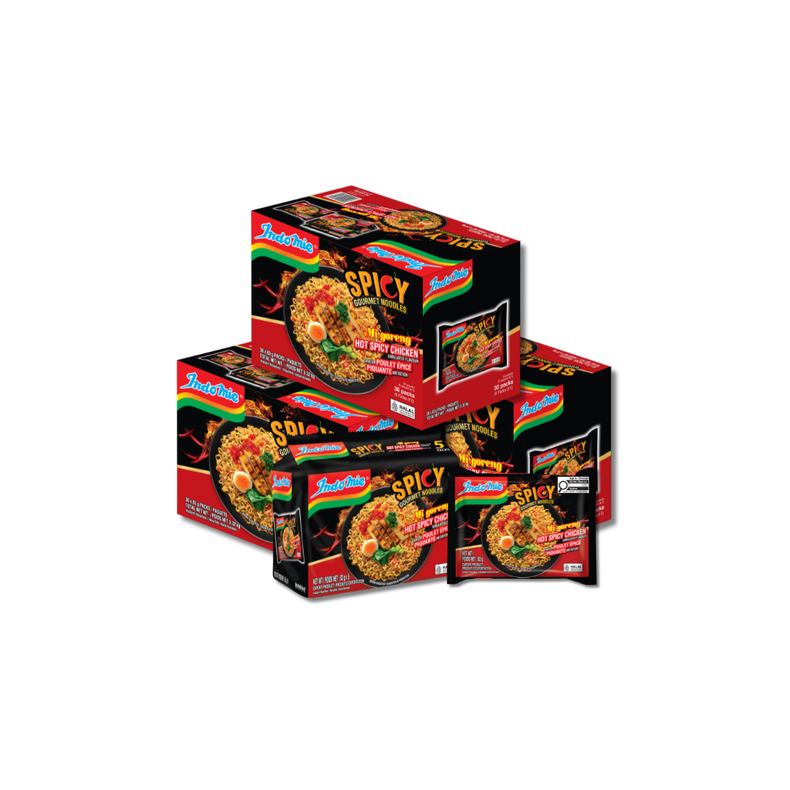 3 Boxes of Mi Goreng Hot Spicy Chicken (3 x 30 pk)