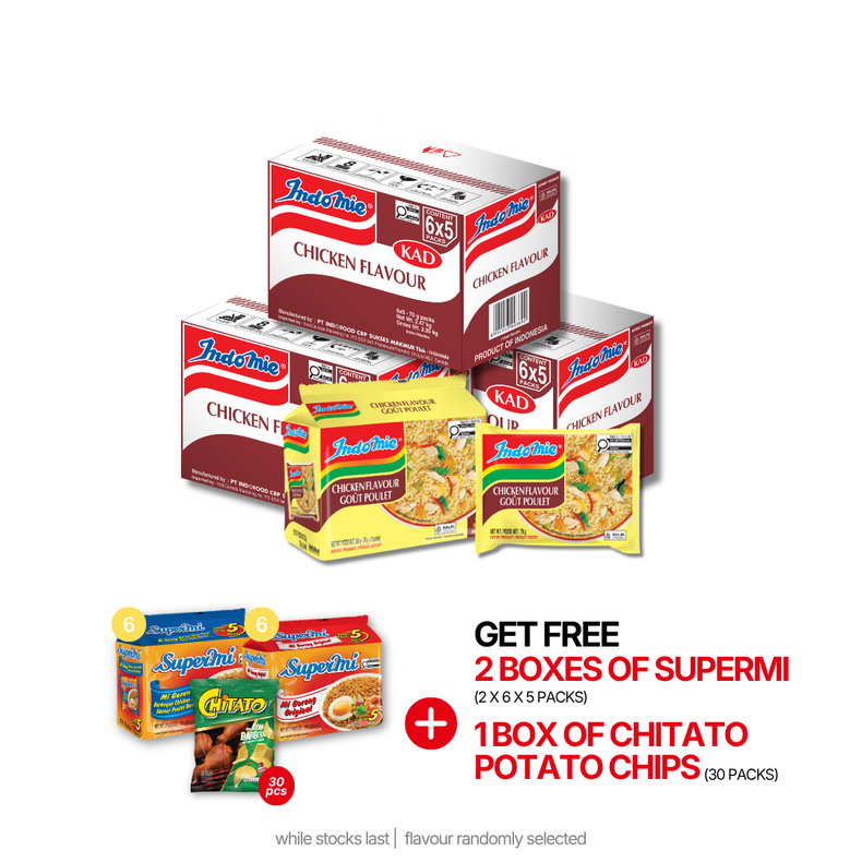 3 Boxes of Chicken Flavour (3 x 30 pk) [BBD: Aug 2026]