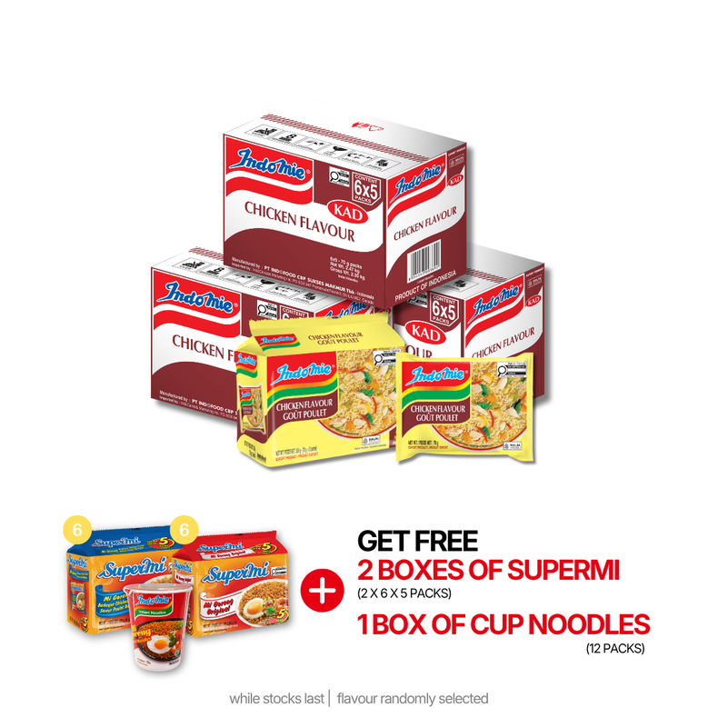 3 Boxes of Chicken Flavour (3 x 30 pk) [BBD: Aug 2026]