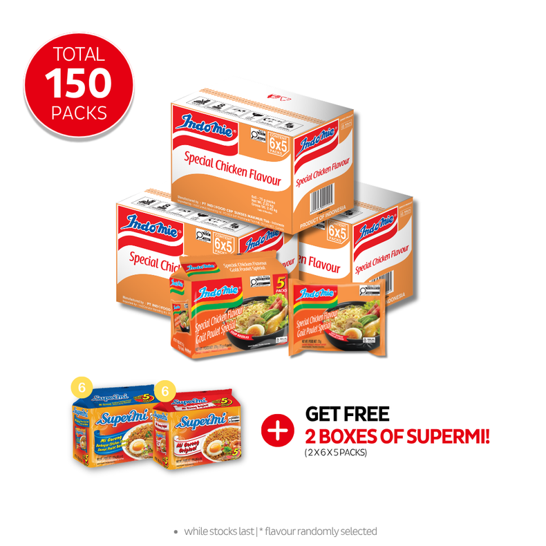 3 Boxes of Special Chicken Flavour (3 x 30 pk)