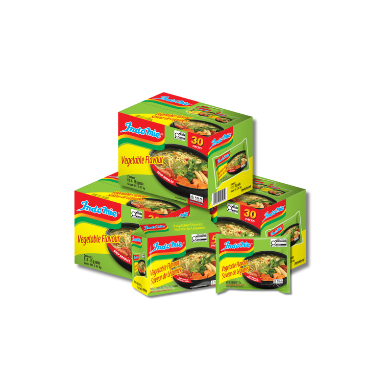 3 Boxes of Vegetable Flavour (3 x 30 pk)