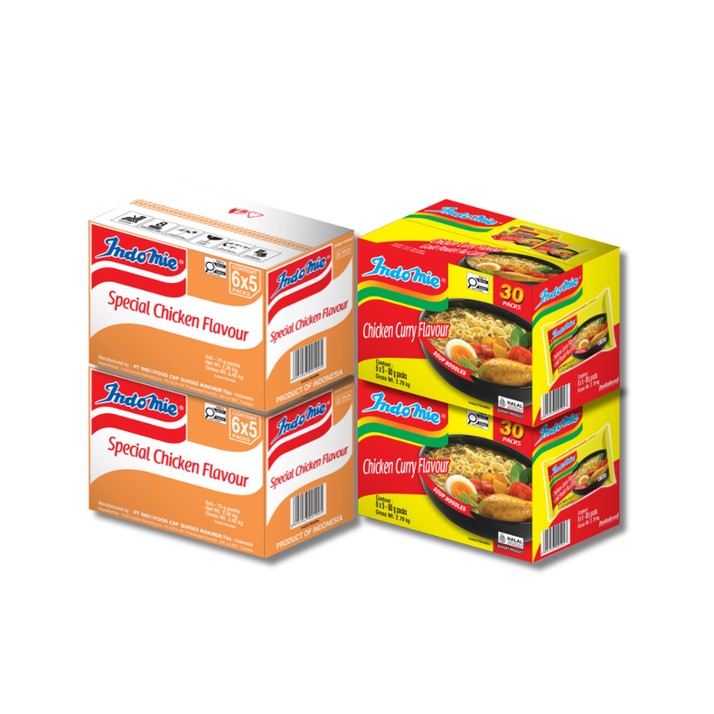 2 Boxes of Chicken Curry Flavour (2 x 30pk)  + 2 Boxes of Special Chicken Flavour (2 x 30pk)