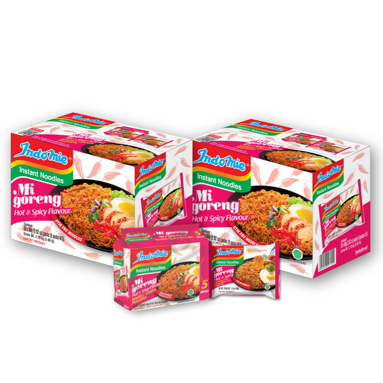 2 Boxes of Mi Goreng Hot & Spicy (2 x 30 pk)