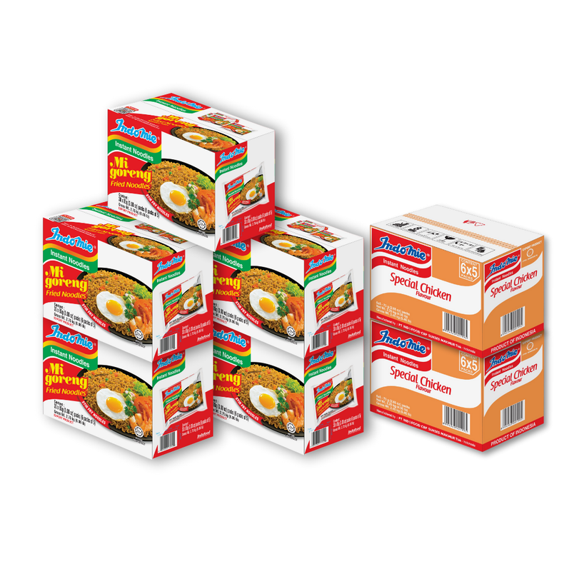 5 Boxes of Mi Goreng Special (5 x 30 pk) [BBD: Dec 2025] + 2 Boxes of Special Chicken Flavour (2 x 30pk)
