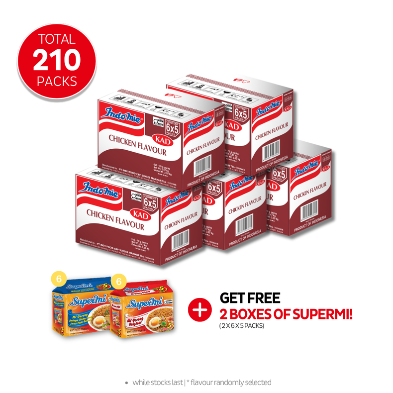 5 Boxes of Chicken Flavour (5 x 30 pk) [BBD: Jul 2026]
