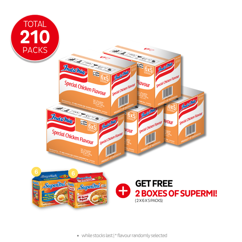 5 Boxes of Special Chicken Flavour (5 x 30 pk)