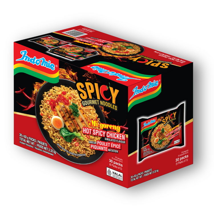 10 Boxes of Mi Goreng Hot Spicy Chicken (10 x 30 pk)