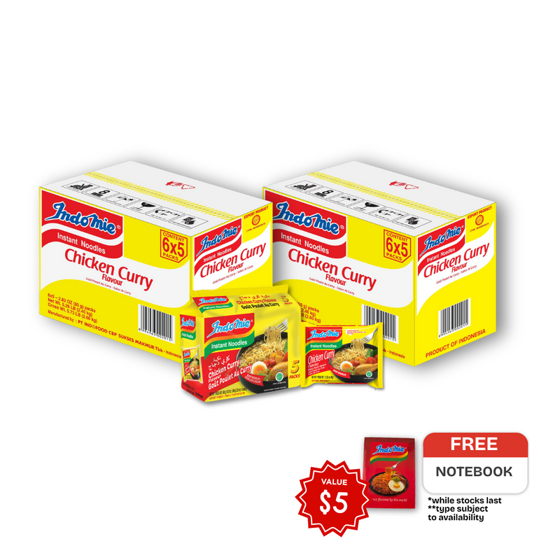 2 boîtes de poulet au curry (2 x 30 paquets)