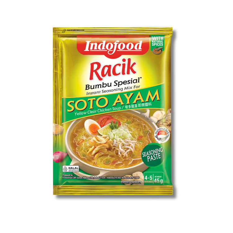 Assaisonnement instantané pour soupe au poulet/Soto Ayam (24 x 1 paquet)