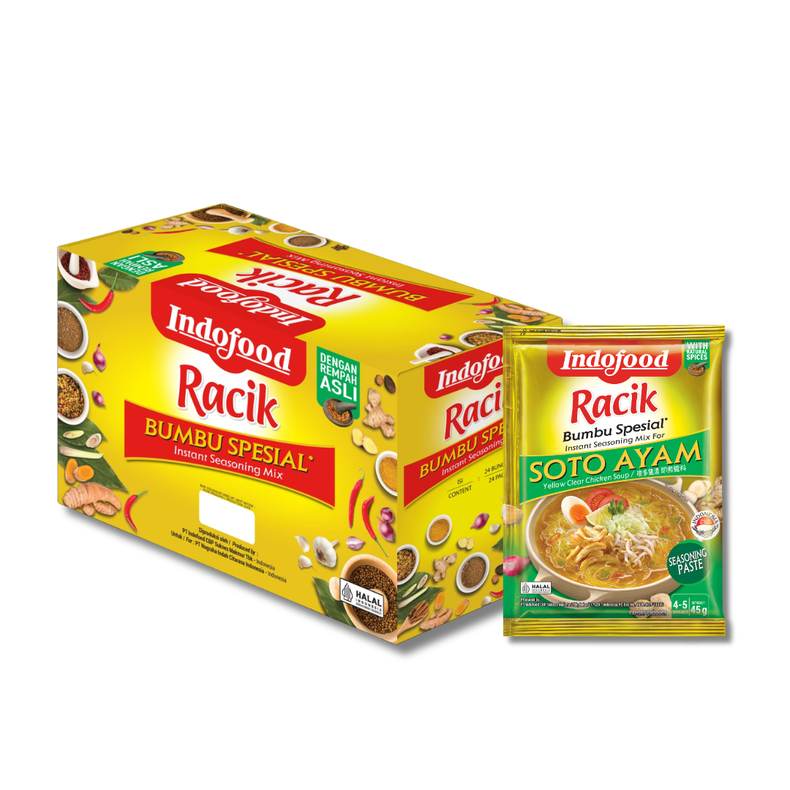 Assaisonnement instantané pour soupe au poulet/Soto Ayam (24 x 1 paquet)