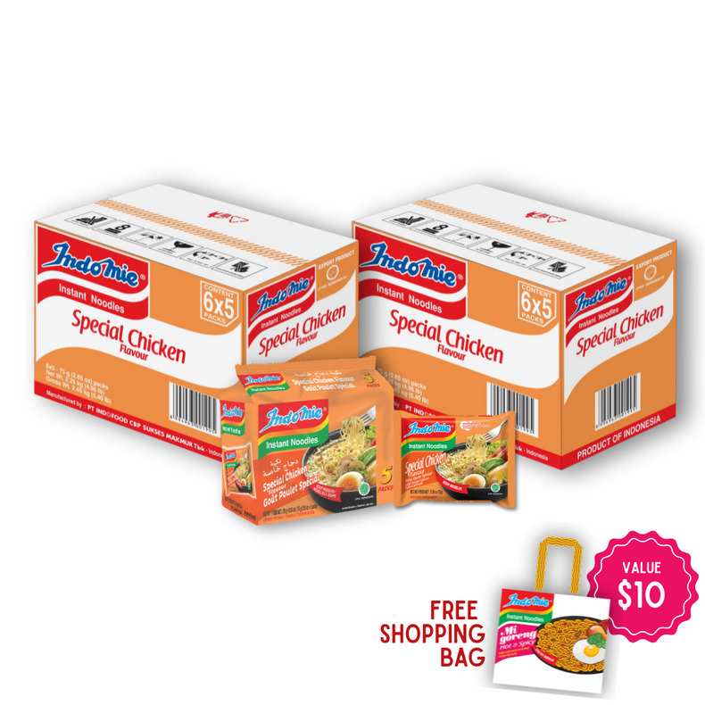 2 boîtes de saveur spéciale poulet (2 x 30 paquets)