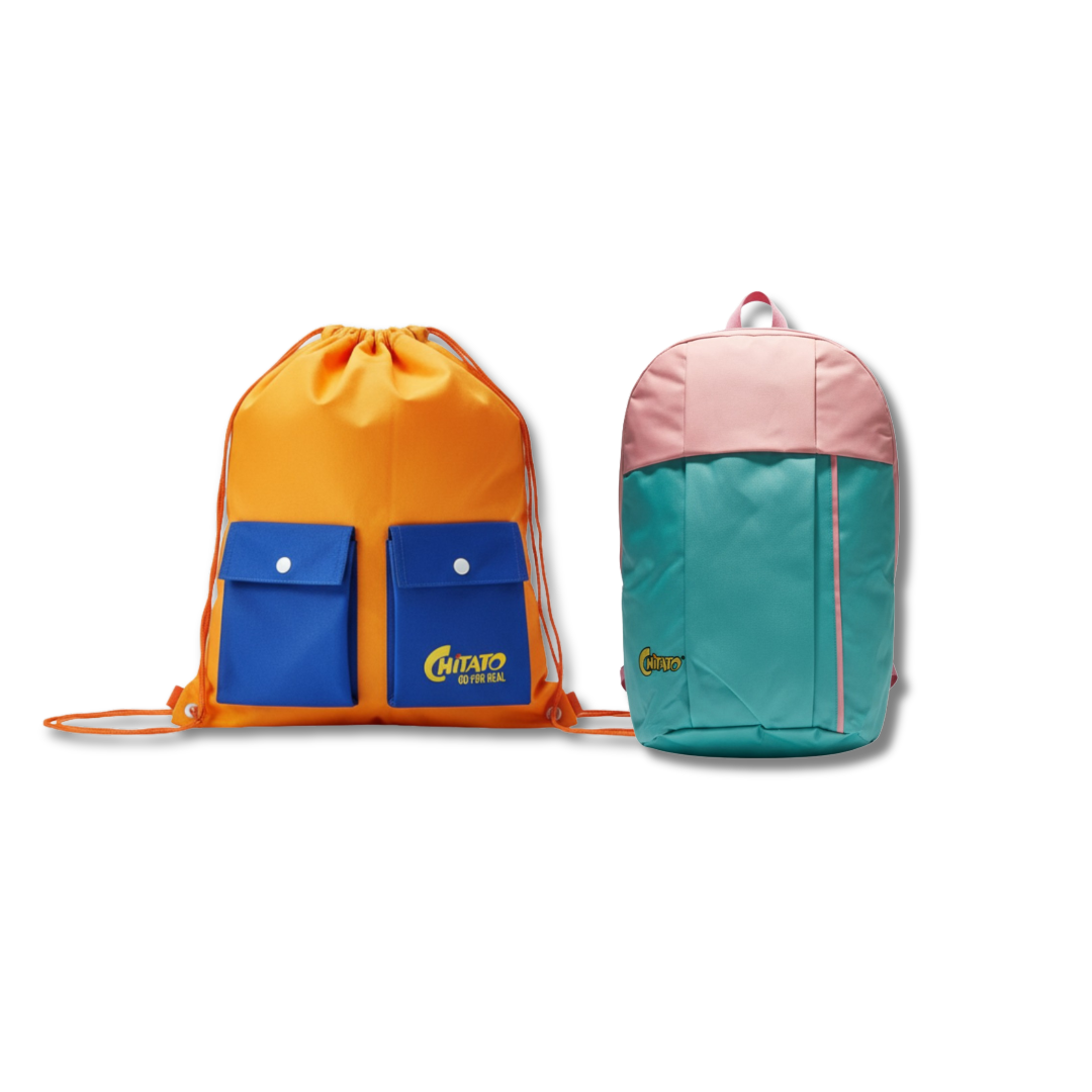 Chitato Exclusive Gift – Backpack or Drawstring Bag (Random Design)