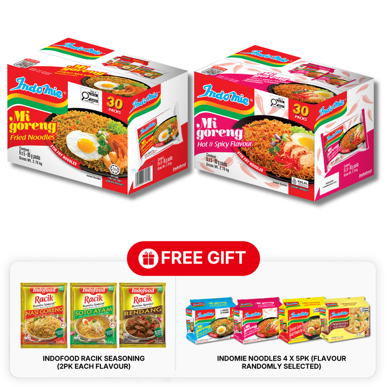 Mi Goreng Special (30 pk) + Mi Goreng Hot & Spicy (30 pk)