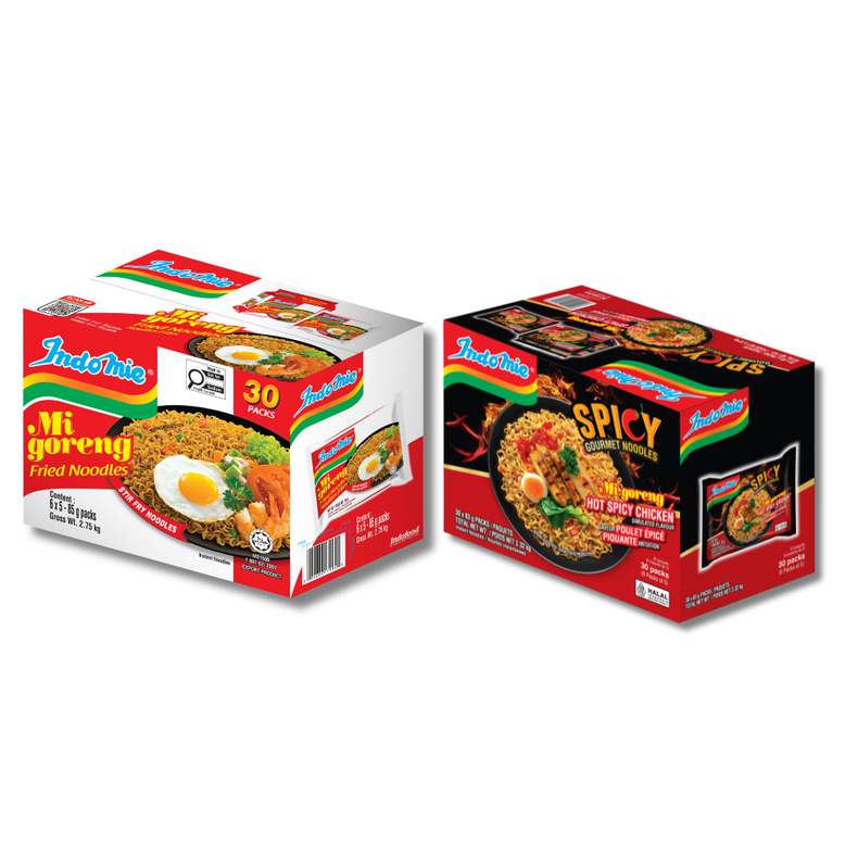 Mi Goreng Special (30 pk) + Mi Goreng Hot Spicy Chicken (30 pk)