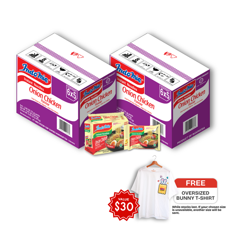 2 boîtes de saveur poulet oignon (2 x 30 paquets)